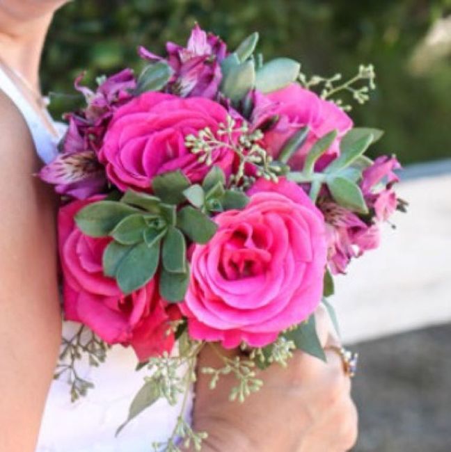 making bouquets