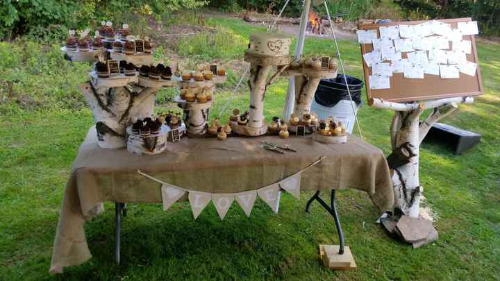 Help!! Wood slabs for cake stand and centerpieces!