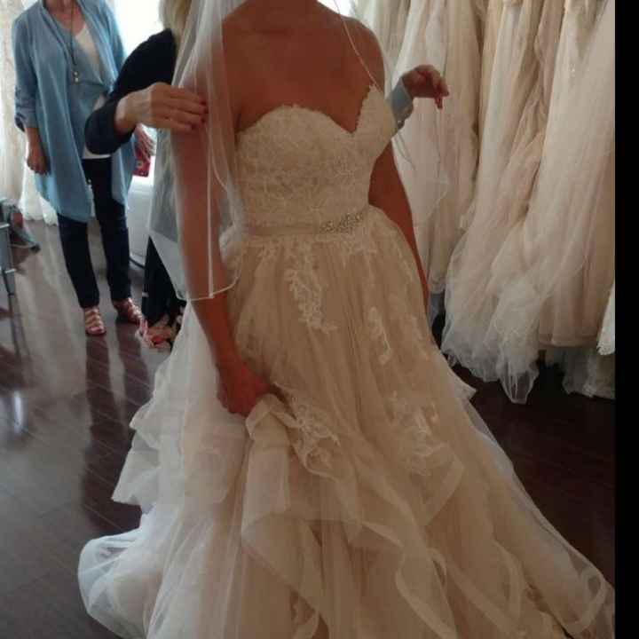 Dress straps or not - opinions please! - 1