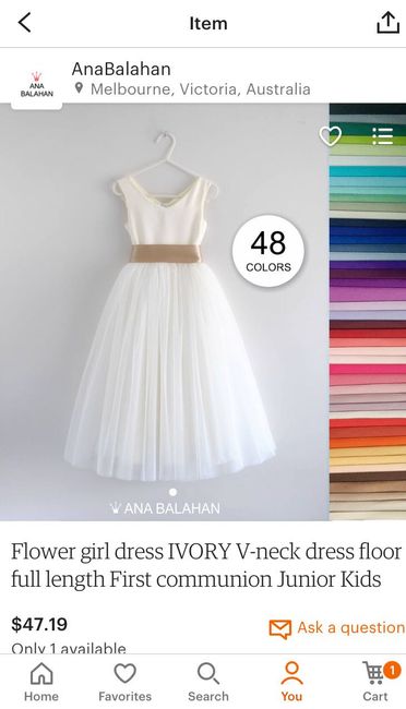 Flower girl dresses - 1