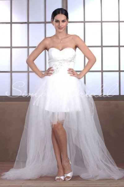 What do people think about short wedding dresses ?