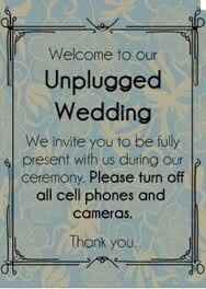 Unplugged Wedding Ceremony YAY or NAY