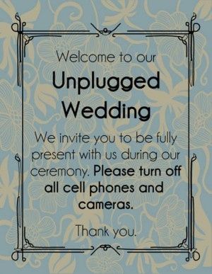 Guests posting wedding pics on facebook