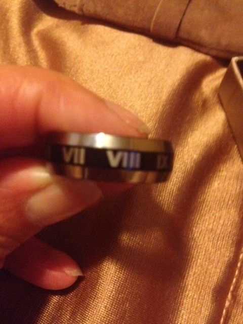 Guess what we bought/show off your wedding bands!