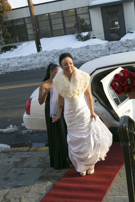 Bolero jacket / cover-up / shawl wearing brides??