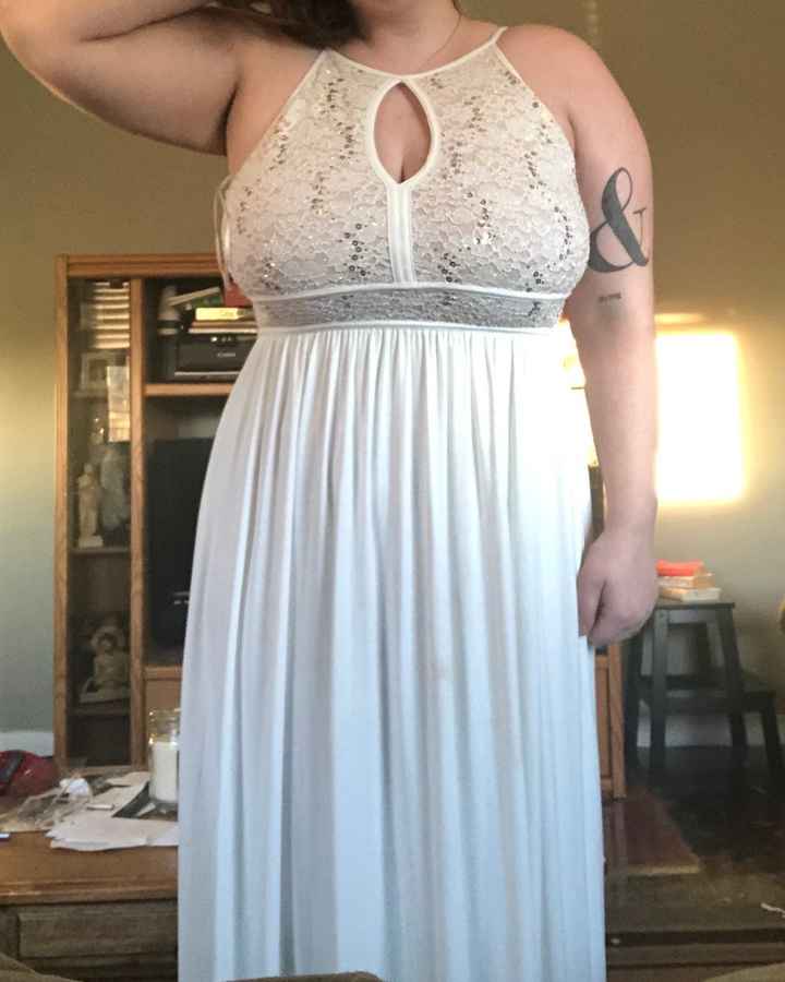 The reception dress!