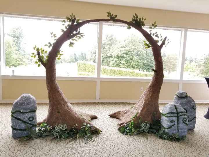 i made my wedding arch, opinions? - 1