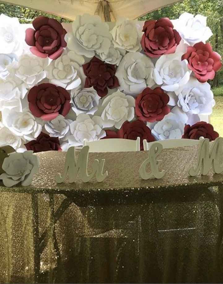 Giant Paper Flower Wall