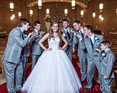 Finally found bridesmaid dresses!! Question about groomsmen attire.