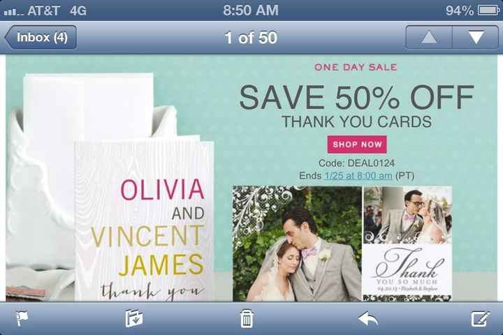 PSA: Wedding Paper Divas!!