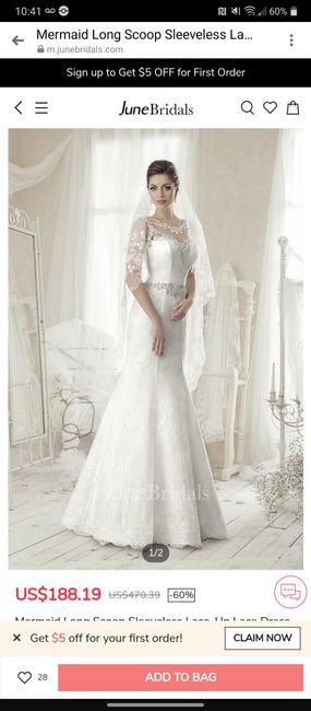 Anyone buy their dress online Weddings Wedding Attire