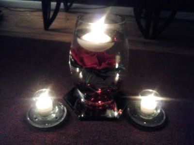 "Rough Draft" DIY Centerpiece. What do you think?
