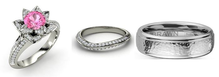 Got our wedding bands last night!!!