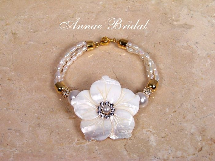 Matching bracelet for my bridal set custom made!! :D