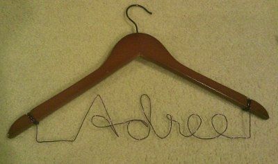 DIY personalized hangers -- *pic*