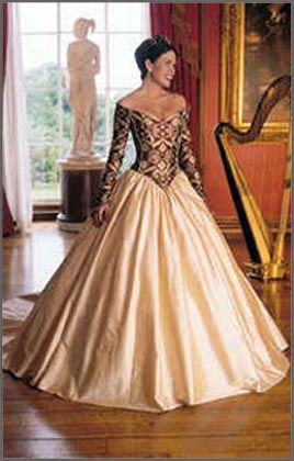 Show off your bold colored offbeat wedding dresses 1