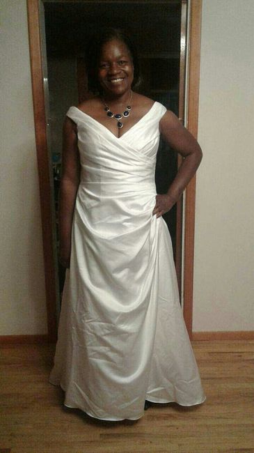 Let me see what you're wearing on your wedding day