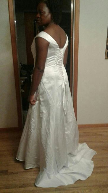 Let me see what you're wearing on your wedding day