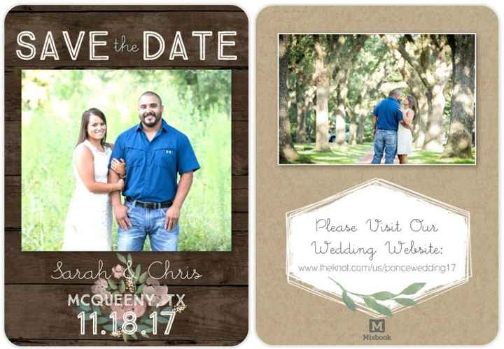 Show me your save the dates!!
