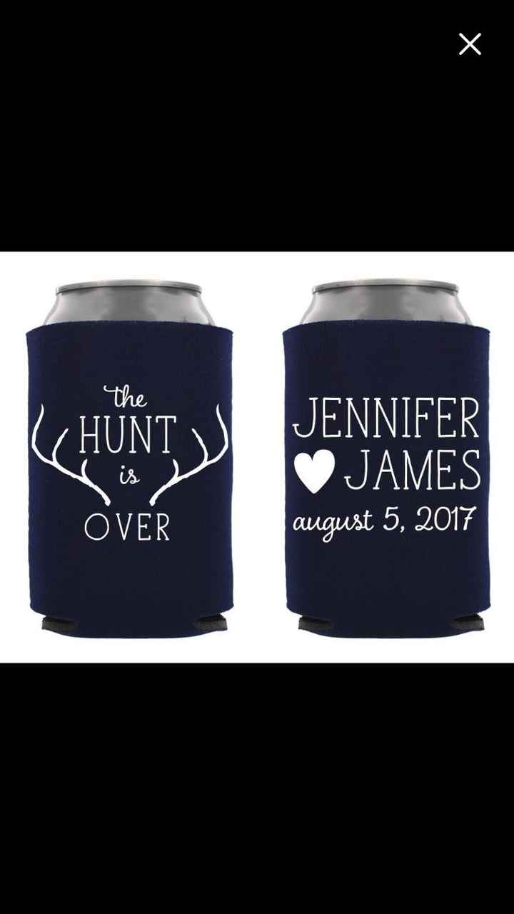 (paging firstoneat56) deer/hunting themed wedding favors