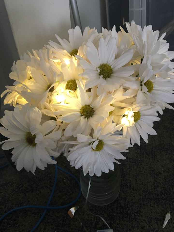 Fresh Flowers and Mini Lights? - 1