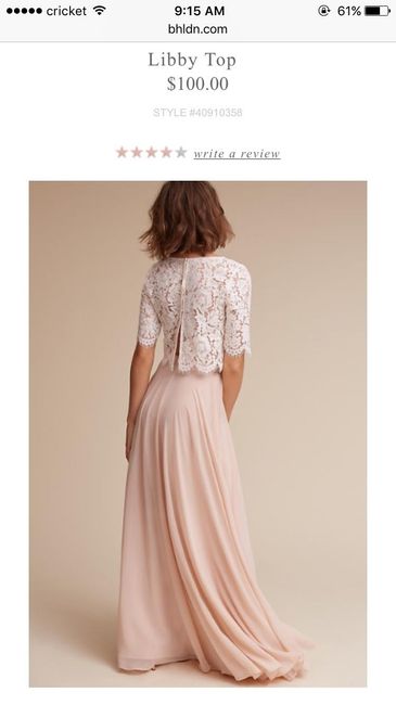 Too early to buy a dress?