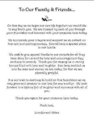 My Wedding program!  pics