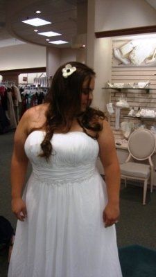 So you said yes to the dress.... now let's see it! :)
