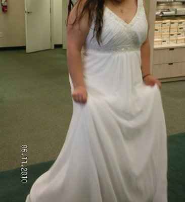dress shopping...PICS!
