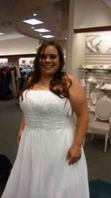 So you said yes to the dress.... now let's see it! :)