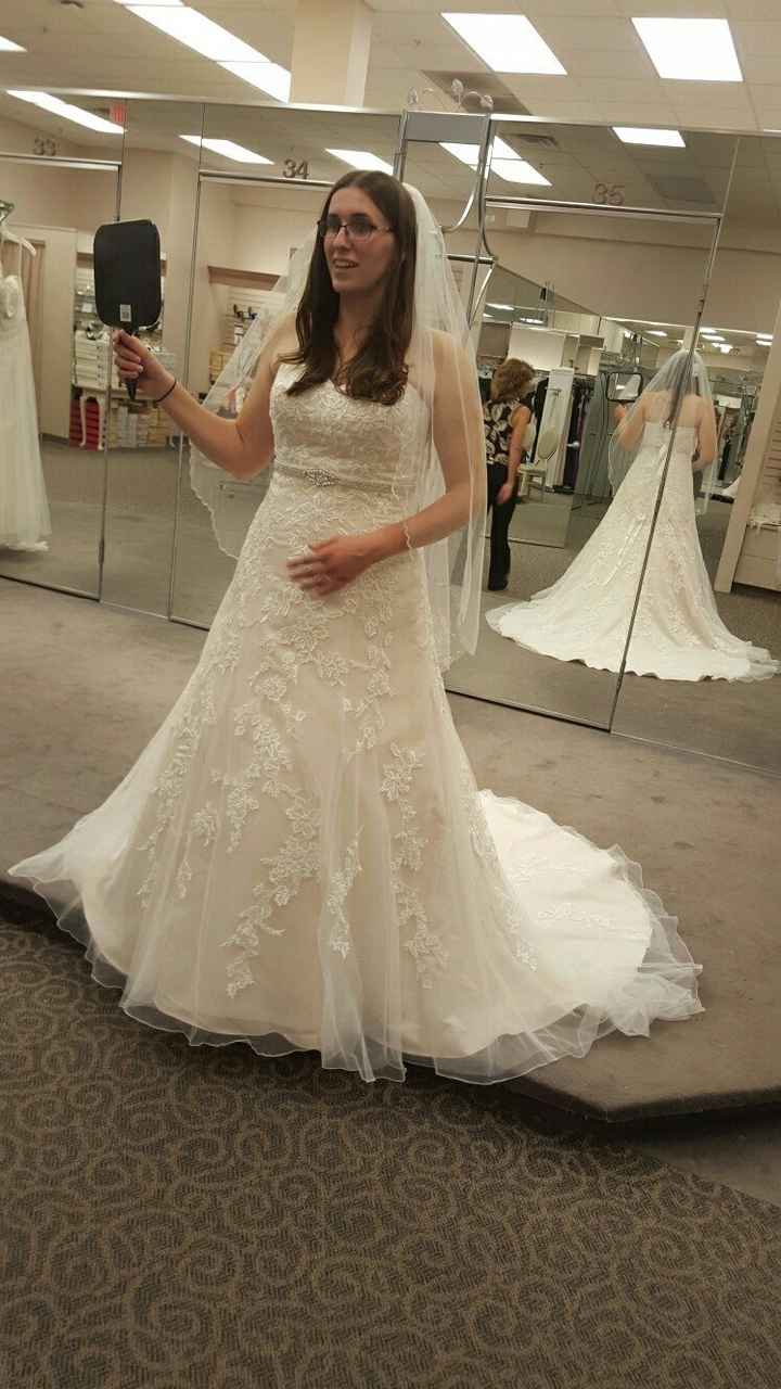 My dress is in...now I want to see yours!