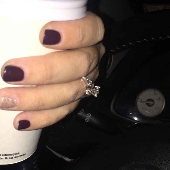 Let's see those rings! And for the Mrs lets see the bands with it ! I LOVE seeing everyone's bling:)