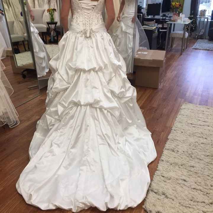 Let's show off our dresses.
