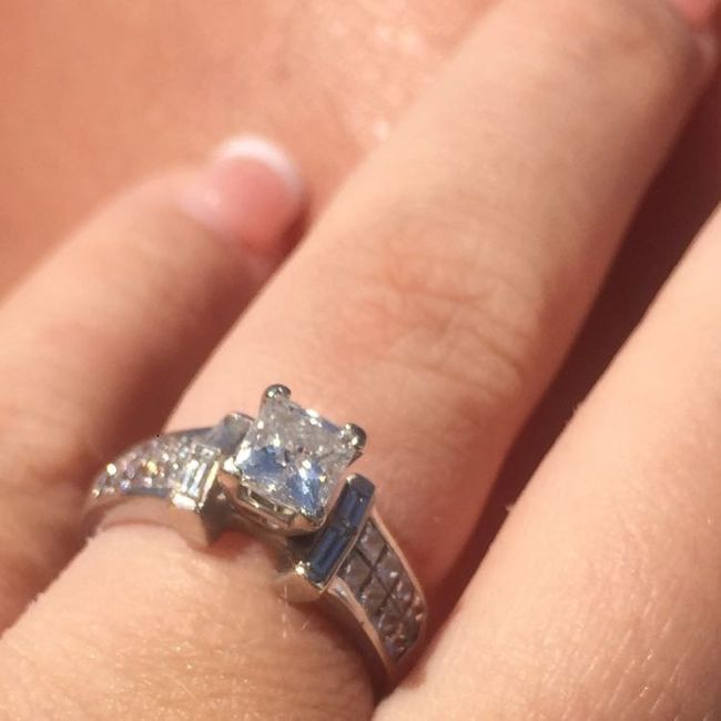 Let's see those rings! And for the Mrs lets see the bands with it ! I LOVE seeing everyone's bling:)