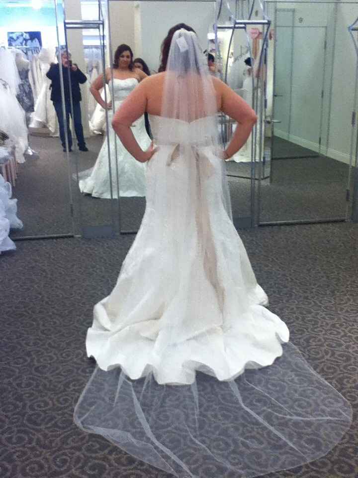 Wedding veil length for my dress? opinions?