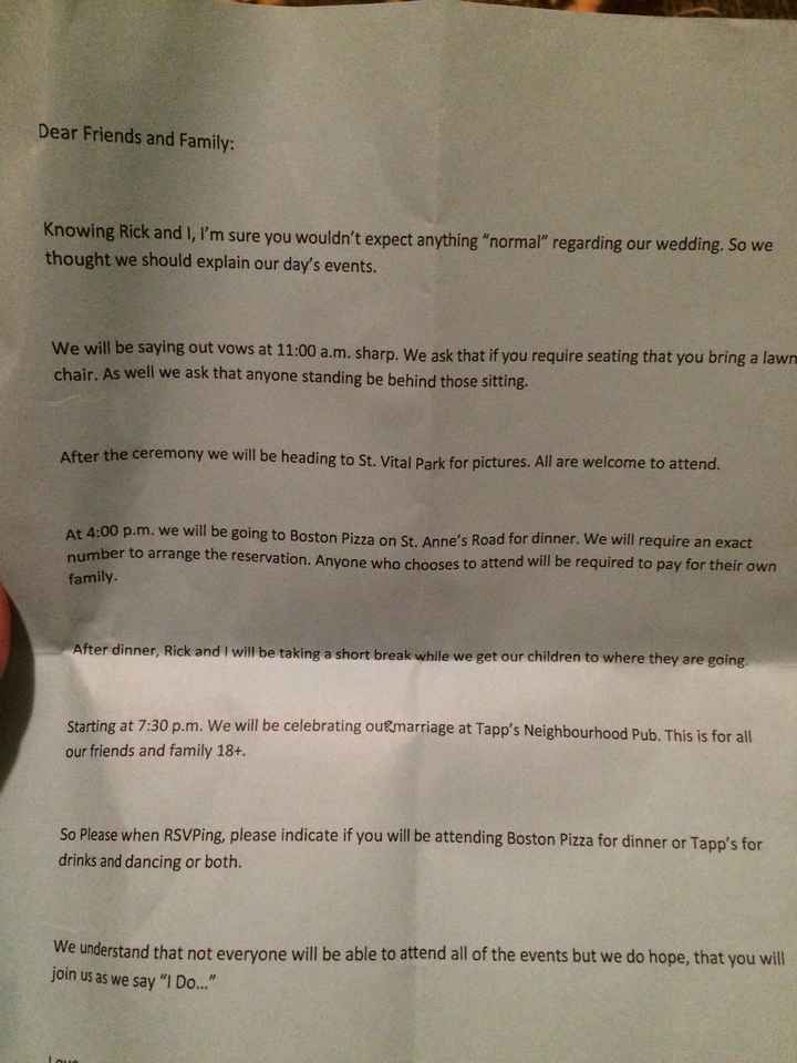 I'm invited to my BFFs wedding