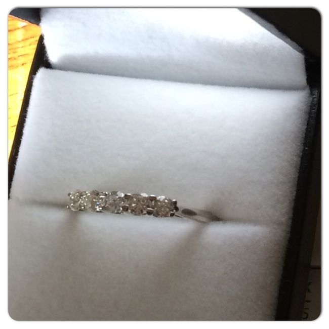 We got our wedding bands!!