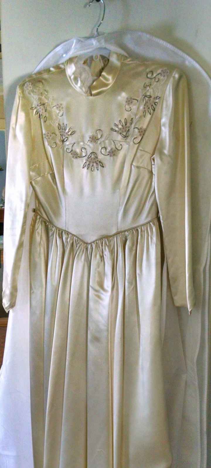 Grandmother's wedding dress