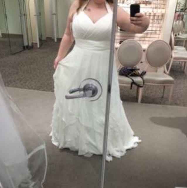 Any plus size brides think they rock their dress better than the model?