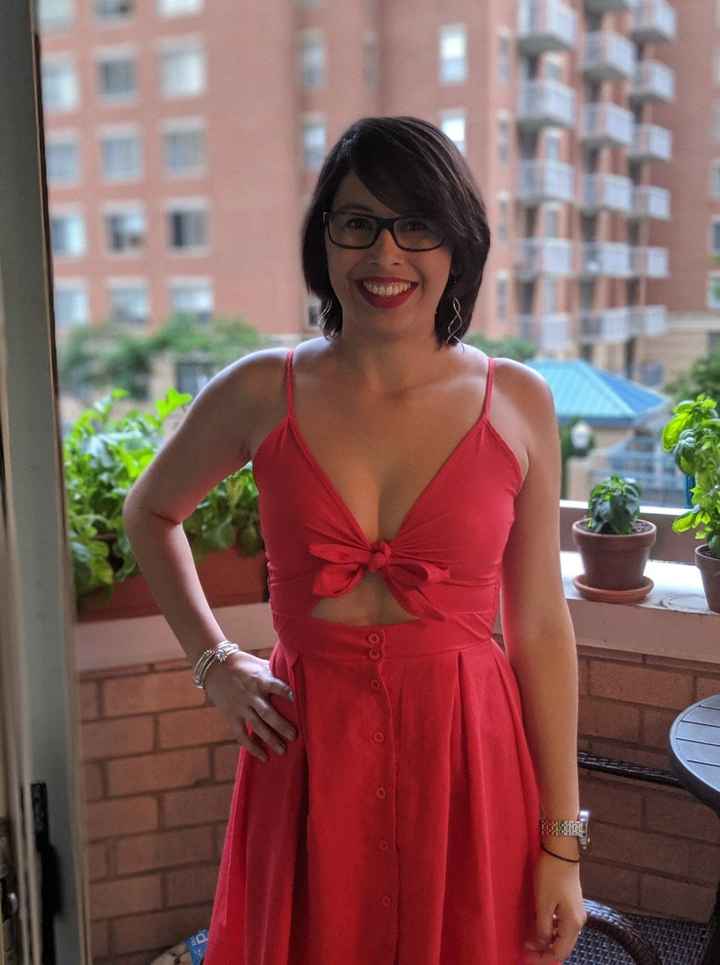 Current hair length - normally wavy, not straight