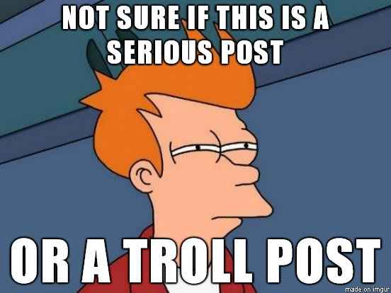 You all were right...