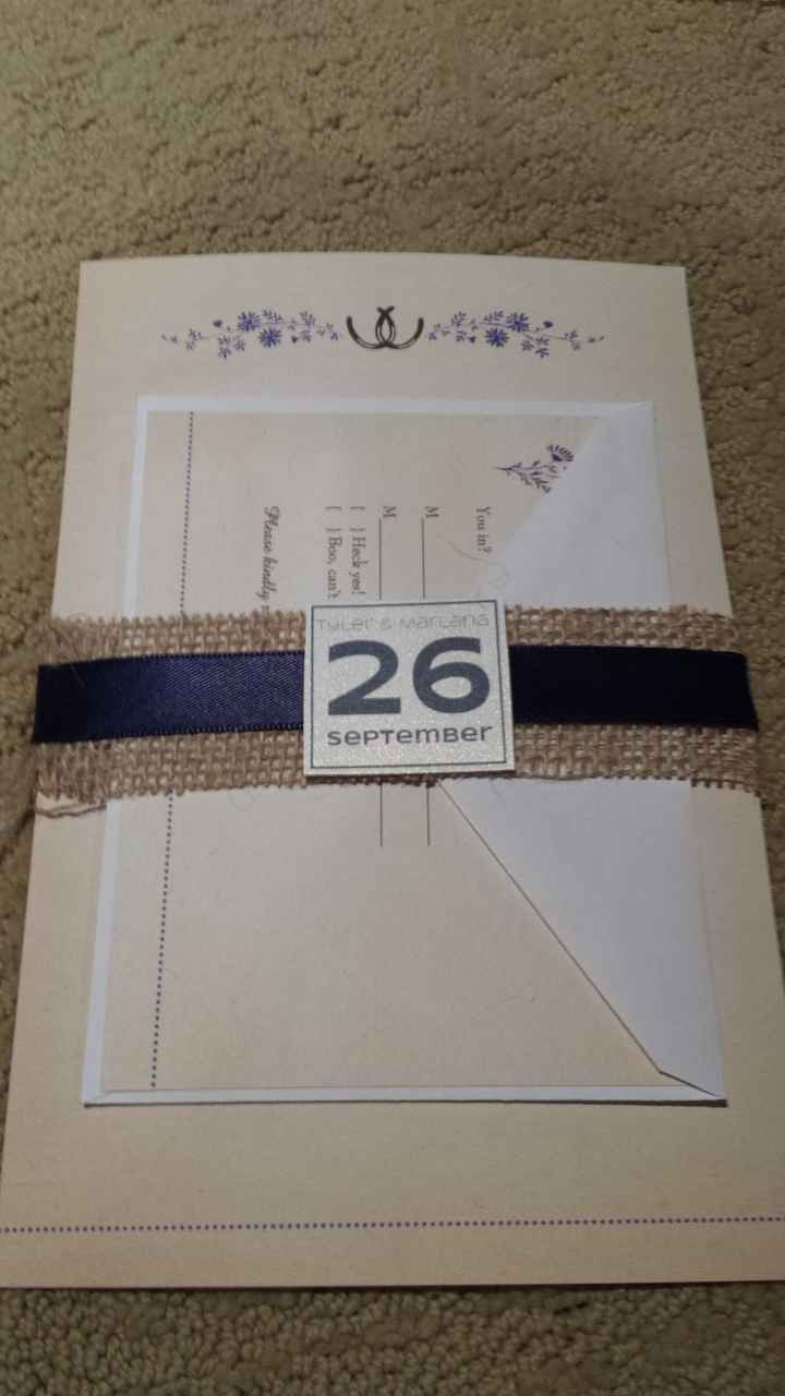 DIY Belly Bands for Invites :)