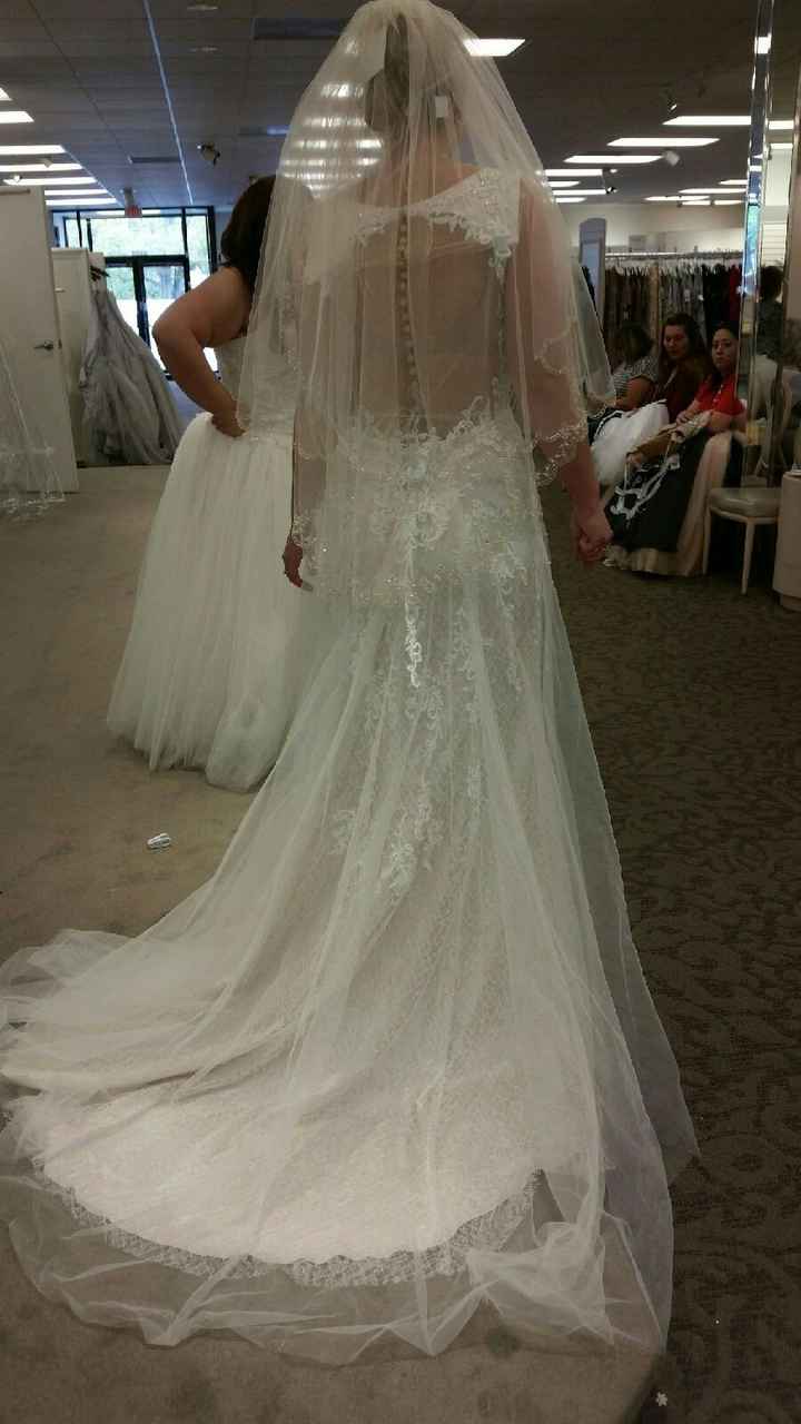 Another girl tried to take my wedding dress