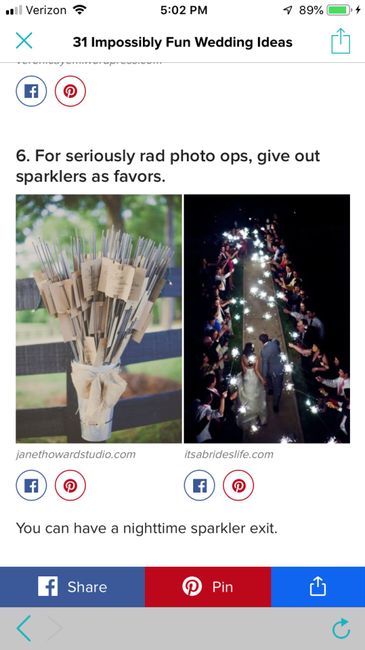 What do you think of this Buzzfeed overdone wedding list? 1