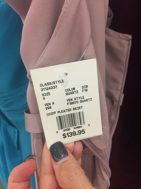 Bridesmaids Dress Color with Grey Wedding Dress - 2