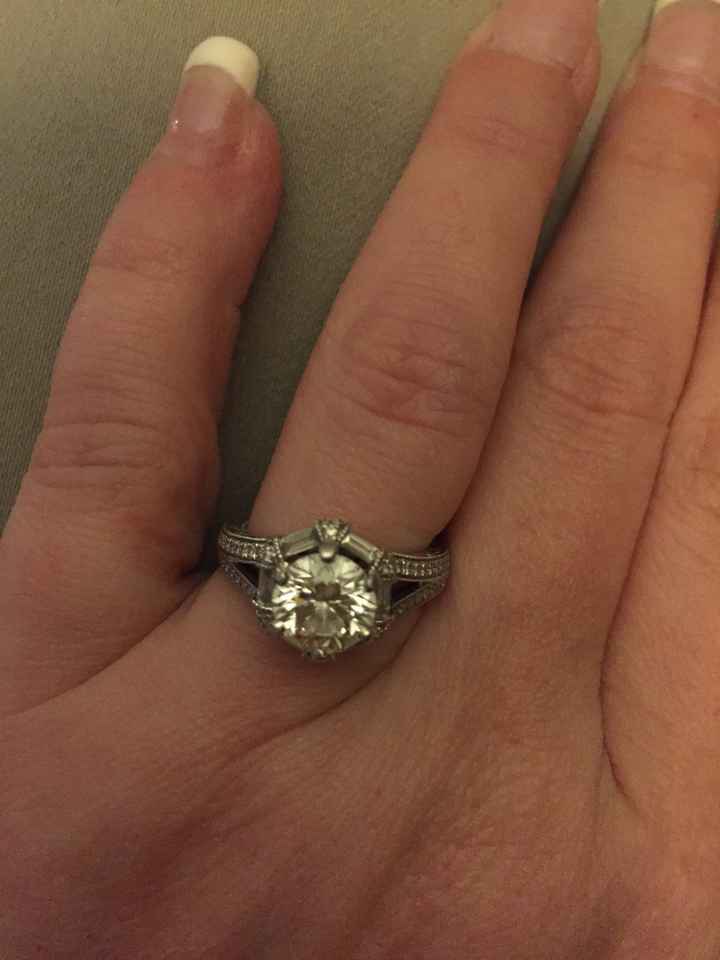 Let’s show off our engagement rings! - 1