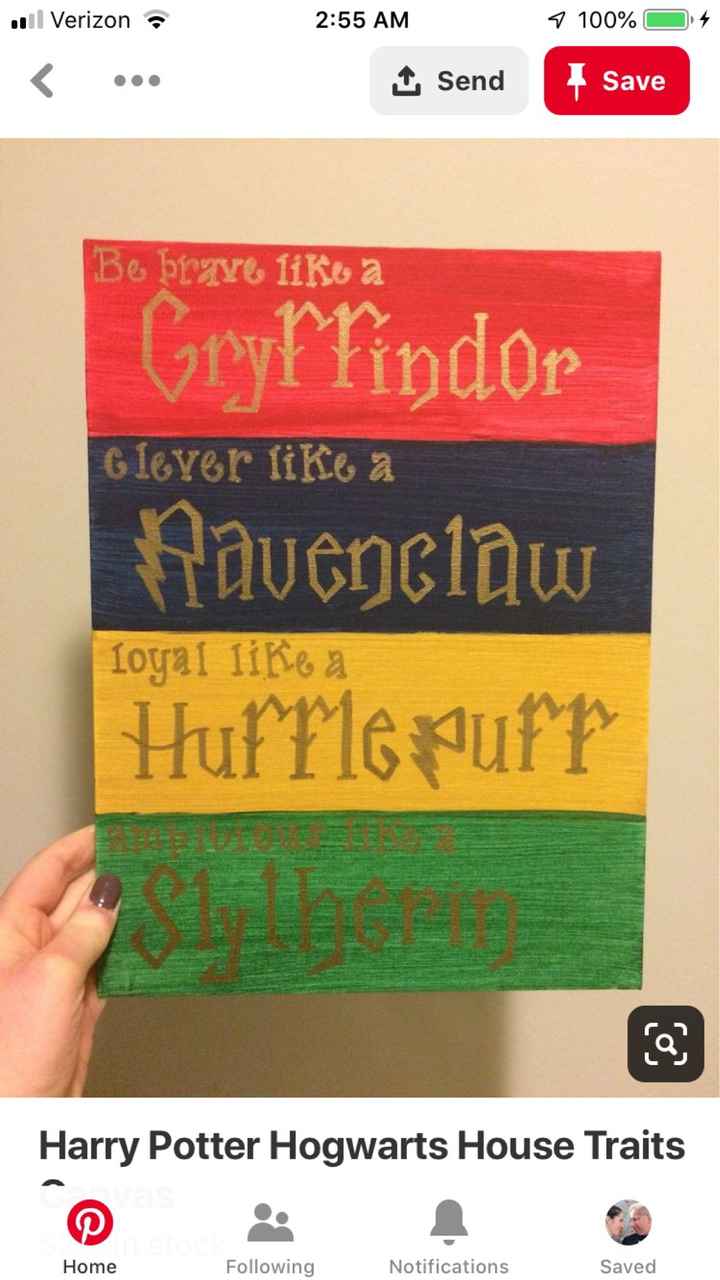 Hand-painted “harry Potter” Decor - 9
