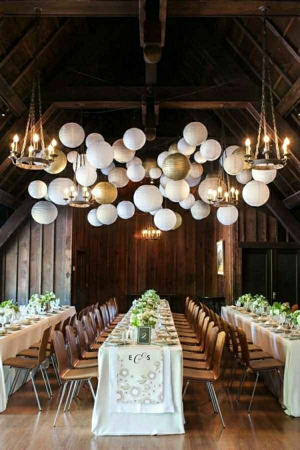 Wedding Reception Decor- Paper Lanterns - 1