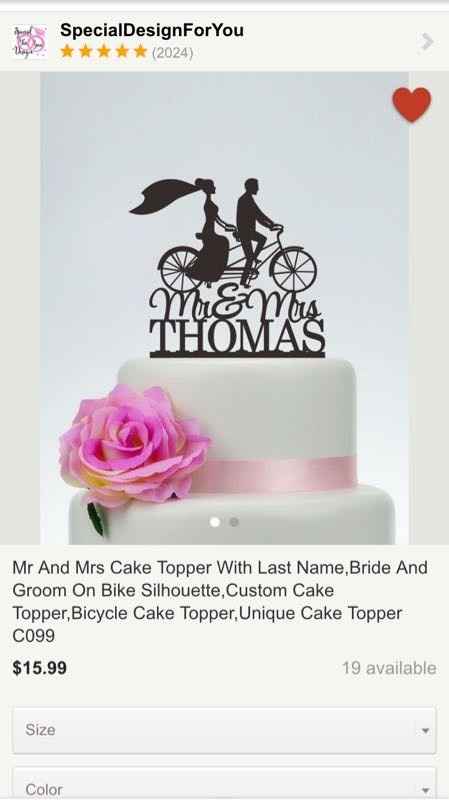 Cake toppers