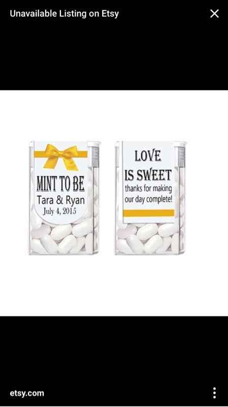 Wedding favors